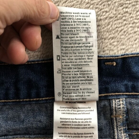 Carhartt Mens Cat 2 Work Jeans Size 38x30 Relaxed Flame Resistant Workwear 2112 - Picture 10 of 16